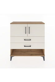 Arges Şifonyer 2 Raflı 2 Çekmeceli 2 Kapaklı 88x30x96 Çam-Aytaşı