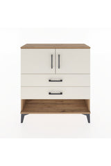 Arges Şifonyer 2 Raflı 2 Çekmeceli 2 Kapaklı 88x30x96
