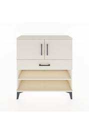 Arges Şifonyer 3 Raflı Tek Çekmeceli 2 Kapaklı 88x30x96 Aytaşı-Aytaşı