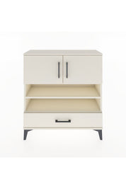 Arges Şifonyer 4 Raflı Tek Çekmeceli 2 Kapaklı 88x30x96 Aytaşı-Aytaşı