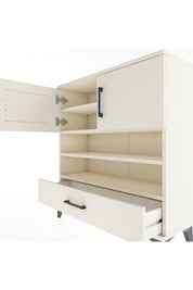 Arges Şifonyer 4 Raflı Tek Çekmeceli 2 Kapaklı 88x30x96 Aytaşı-Aytaşı