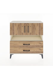 Arges Şifonyer 3 Raflı 2 Çekmeceli 2 Kapaklı 88x30x96 Aytaşı-Çam