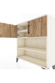 Arges Şifonyer 3 Raflı 2 Kapaklı 88x30x96 Aytaşı-Çam