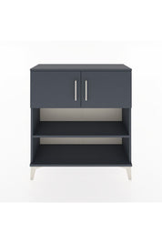 Arges Şifonyer 3 Raflı 2 Kapaklı 88x30x96 Antrasit-Antrasit