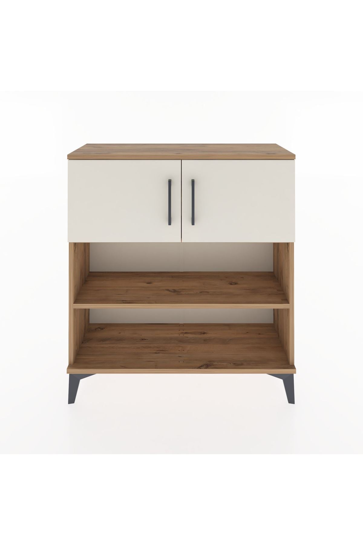 Arges Şifonyer 3 Raflı 2 Kapaklı 88x30x96 Çam-Aytaşı