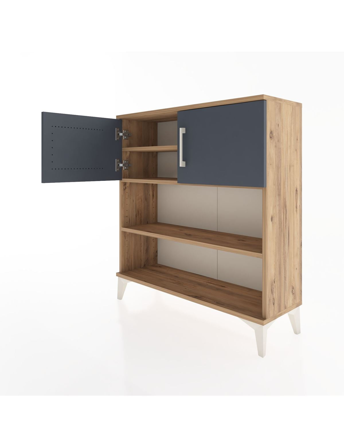 Arges Şifonyer 3 Raflı 2 Kapaklı 88x30x96 - S04M034V8A