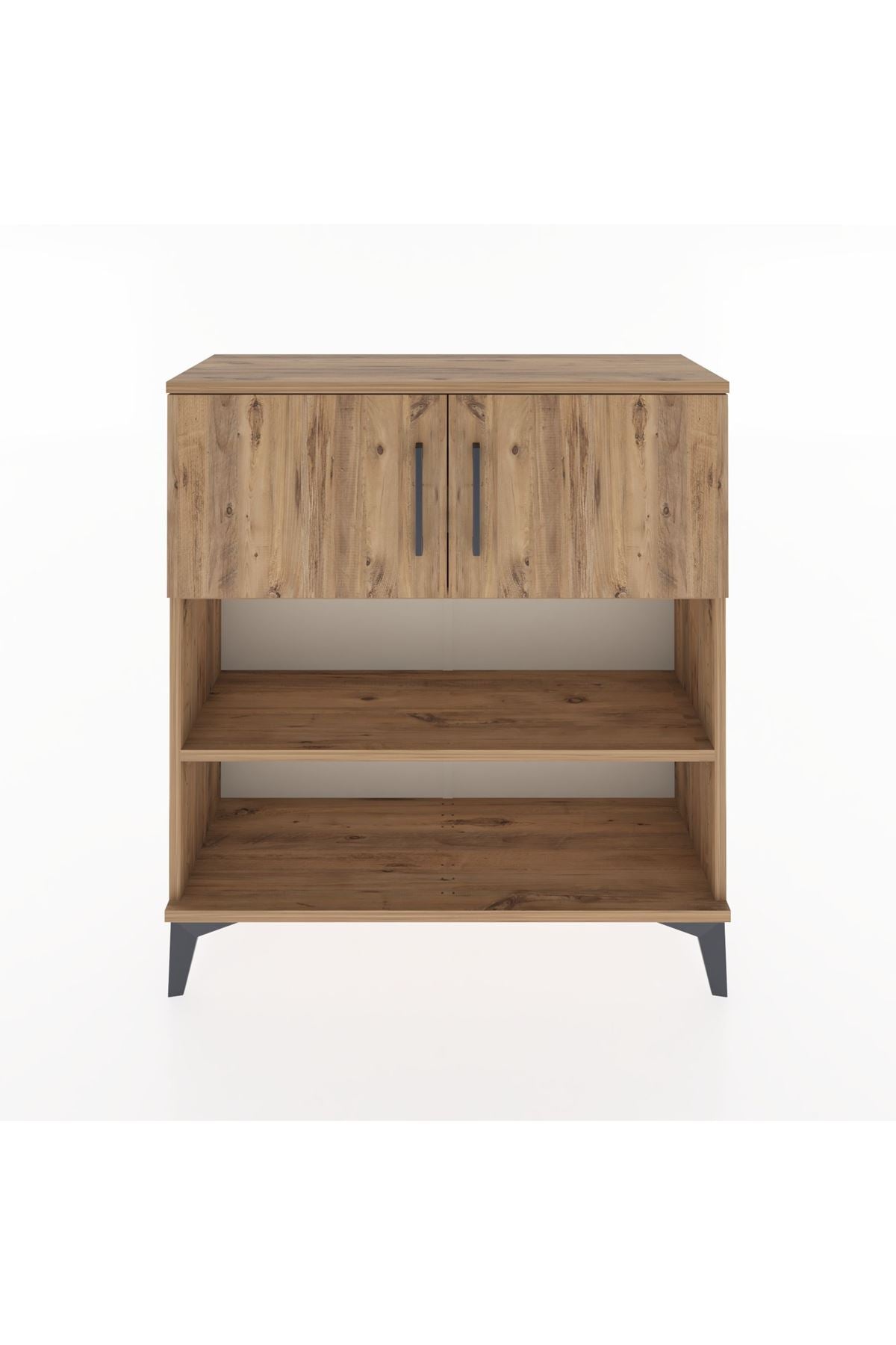 Arges Şifonyer 3 Raflı 2 Kapaklı 88x30x96 Çam-Çam