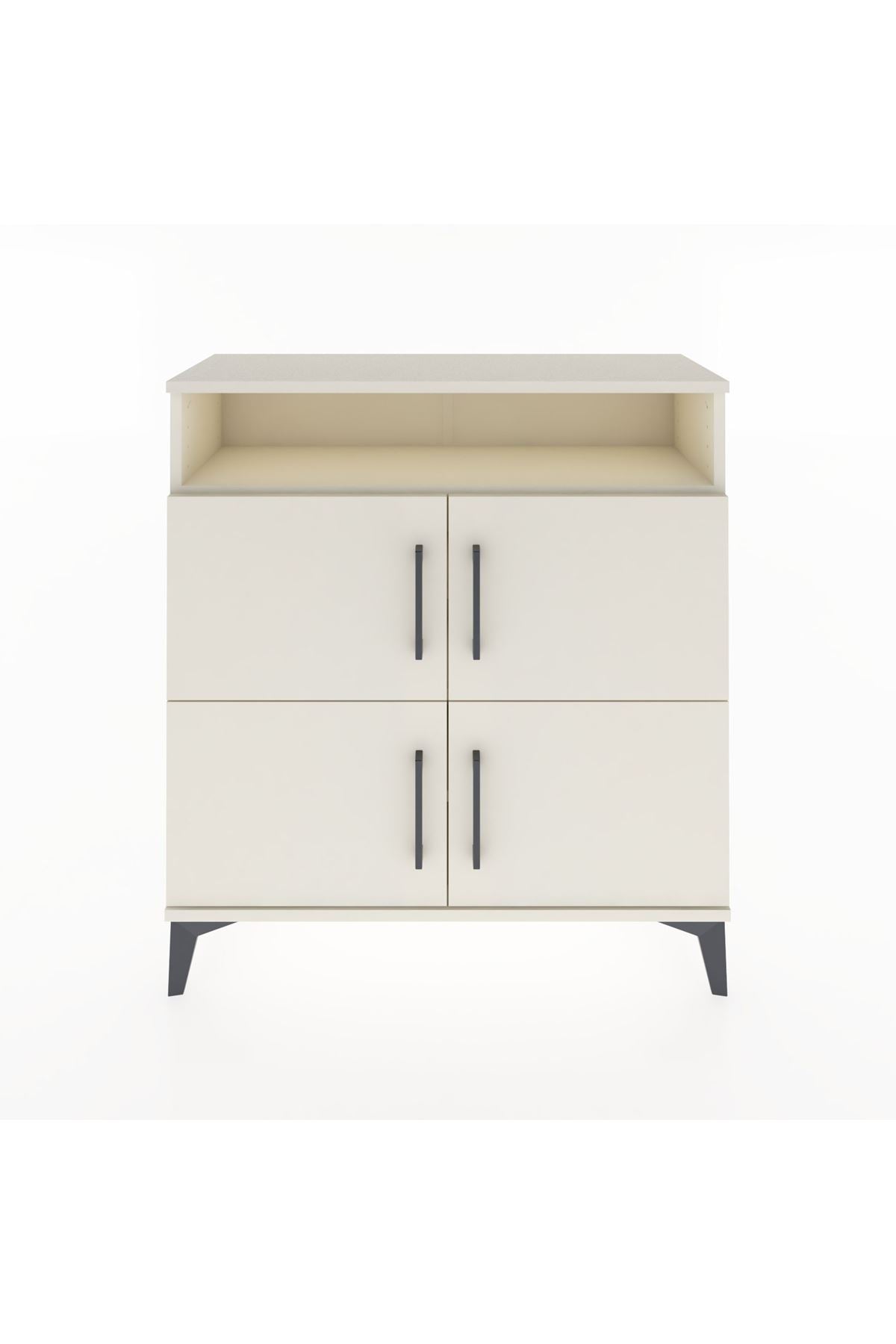 Arges Şifonyer 4 Raflı 4 Kapaklı 88x30x96 Aytaşı-Aytaşı