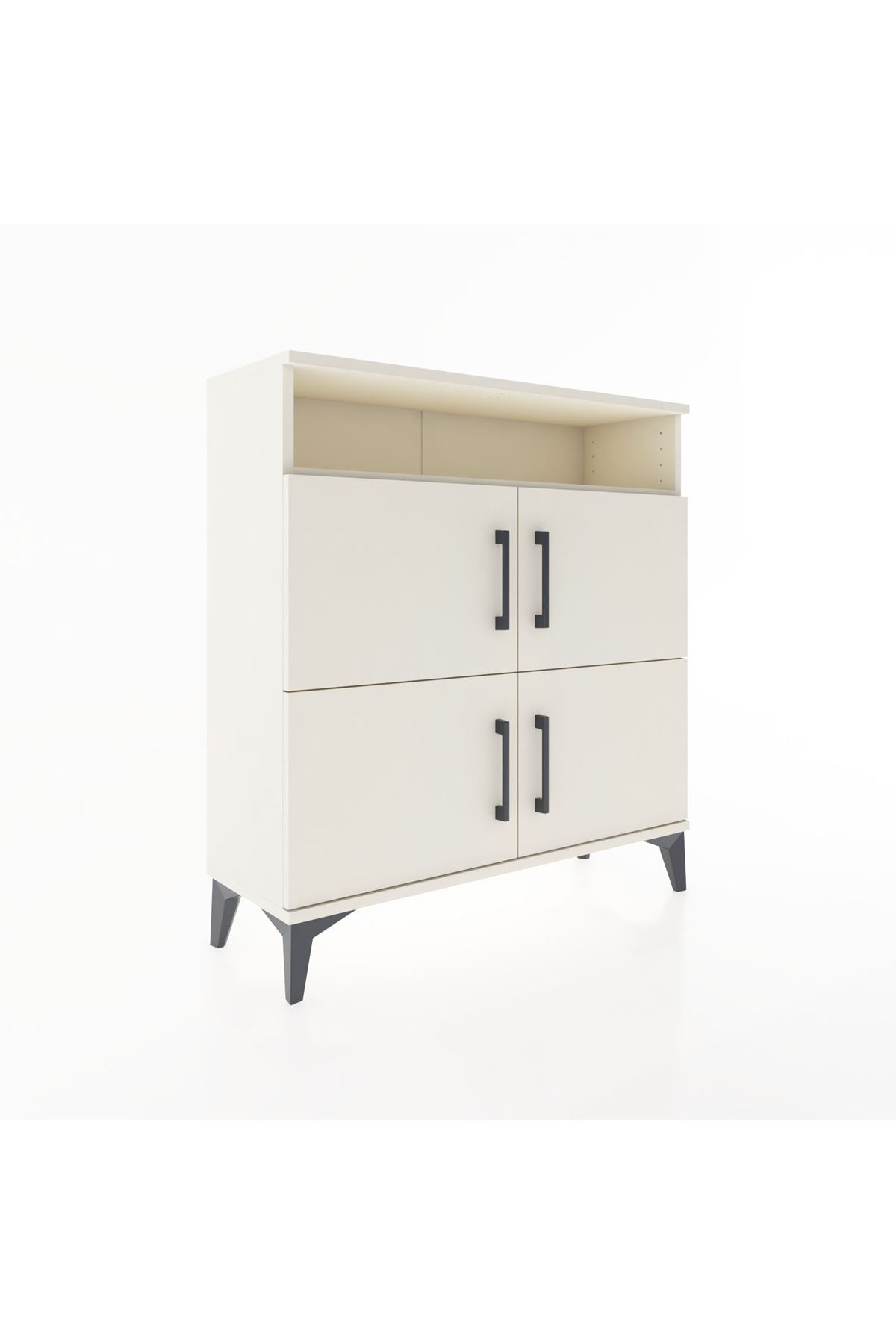 Arges Şifonyer 4 Raflı 4 Kapaklı 88x30x96 Aytaşı-Aytaşı