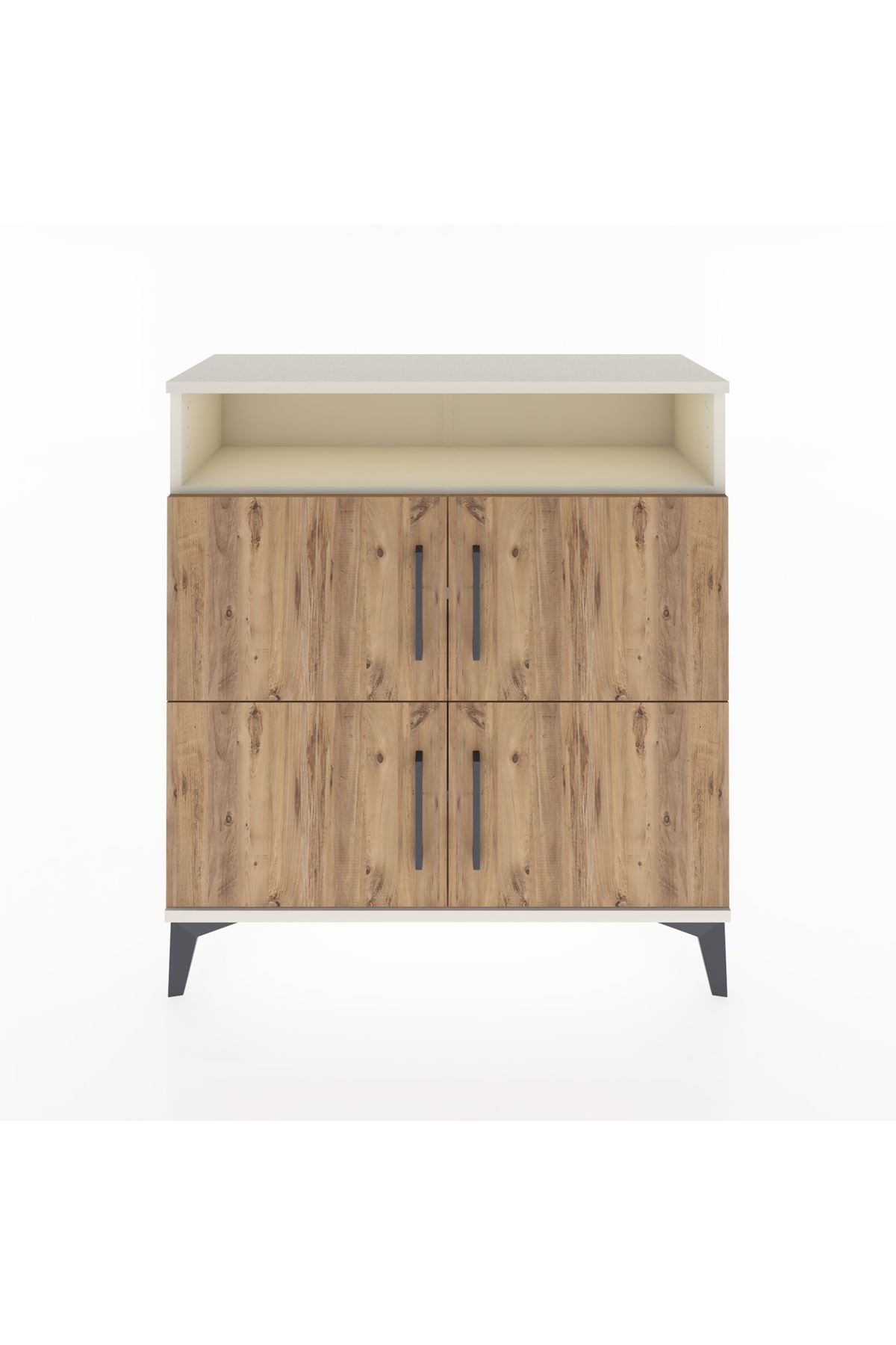 Arges Şifonyer 4 Raflı 4 Kapaklı 88x30x96 Aytaşı-Çam