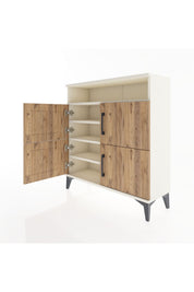 Arges Şifonyer 4 Raflı 4 Kapaklı 88x30x96 Aytaşı-Çam