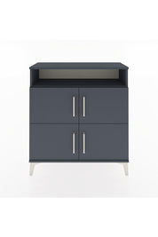 Arges Şifonyer 4 Raflı 4 Kapaklı 88x30x96 Antrasit-Antrasit