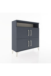 Arges Şifonyer 4 Raflı 4 Kapaklı 88x30x96 Antrasit-Antrasit