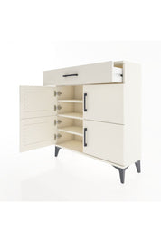 Arges Şifonyer 3 Raflı Tek Çekmeceli 4 Kapaklı 88x30x96 Aytaşı-Aytaşı