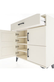 Arges Şifonyer 3 Raflı Tek Çekmeceli 4 Kapaklı 88x30x96 Aytaşı-Aytaşı