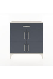 Arges Şifonyer 3 Raflı Tek Çekmeceli 4 Kapaklı 88x30x96 Aytaşı-Antrasit