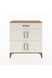 Arges Şifonyer 3 Raflı Tek Çekmeceli 4 Kapaklı 88x30x96 Çam-Aytaşı