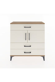 Arges Şifonyer 2 Raflı 3 Çekmeceli 2 Kapaklı 88x30x96 Çam-Aytaşı