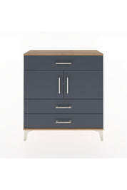 Arges Şifonyer 2 Raflı 3 Çekmeceli 2 Kapaklı 88x30x96 Çam-Antrasit