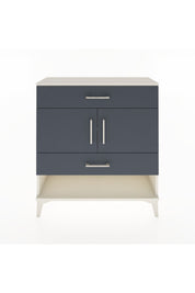 Arges Şifonyer 2 Raflı 2 Çekmeceli 2 Kapaklı 88x30x96 Aytaşı-Antrasit