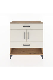 Arges Şifonyer 2 Raflı 2 Çekmeceli 2 Kapaklı 88x30x96 Çam-Aytaşı