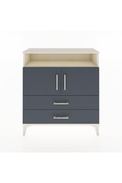 Arges Şifonyer 3 Raflı 2 Çekmeceli 2 Kapaklı 88x30x96 Aytaşı-Antrasit