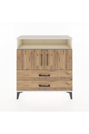 Arges Şifonyer 3 Raflı 2 Çekmeceli 2 Kapaklı 88x30x96 Aytaşı-Çam