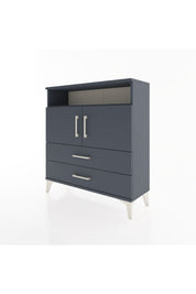 Arges Şifonyer 3 Raflı 2 Çekmeceli 2 Kapaklı 88x30x96 Antrasit-Antrasit