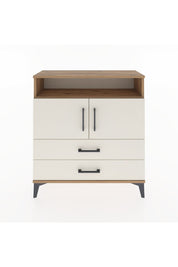 Arges Şifonyer 3 Raflı 2 Çekmeceli 2 Kapaklı 88x30x96 Çam-Aytaşı