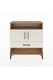 Arges Şifonyer 3 Raflı Tek Çekmeceli 2 Kapaklı 88x30x96 Çam-Aytaşı