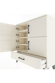 Arges Şifonyer 4 Raflı Tek Çekmeceli 4 Kapaklı 88x30x96 Aytaşı-Aytaşı