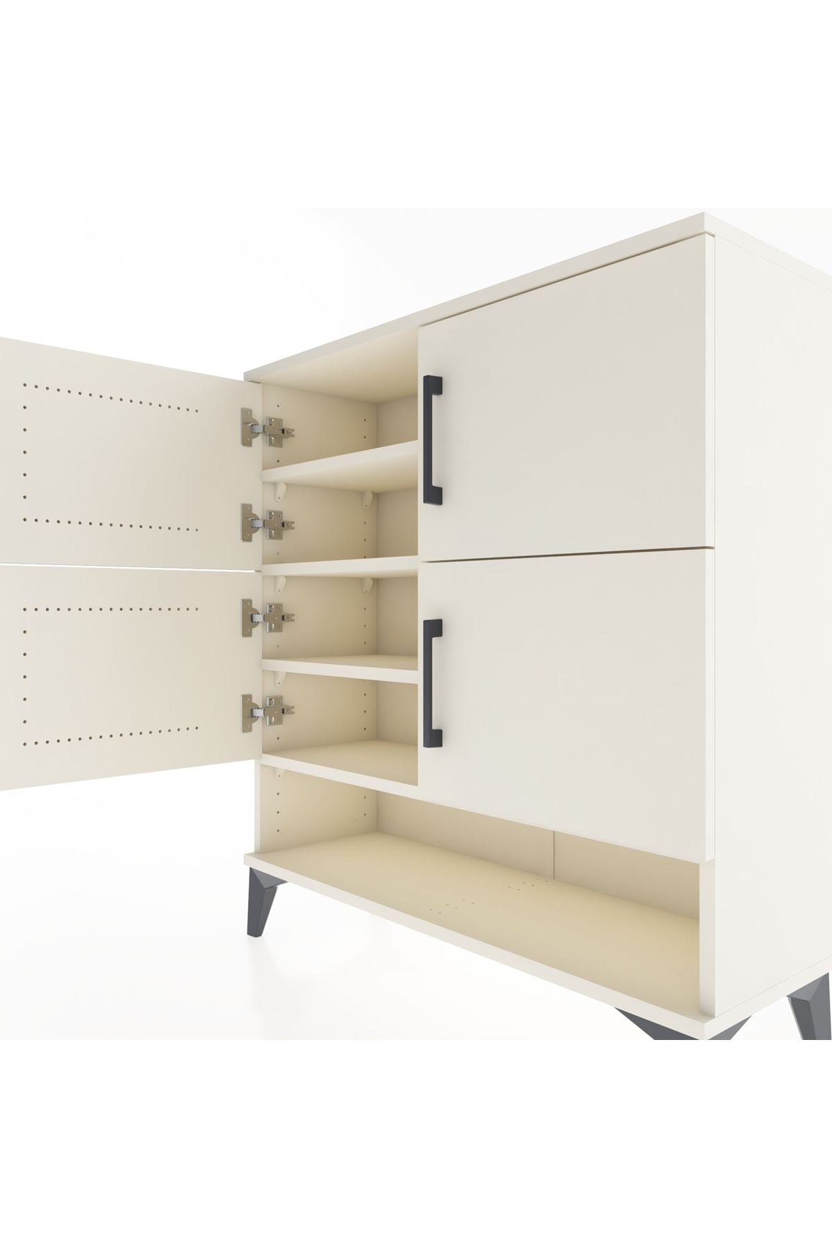Arges Şifonyer 4 Raflı 4 Kapaklı 88x30x96 Aytaşı-Aytaşı