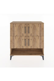 Arges Şifonyer 4 Raflı 4 Kapaklı 88x30x96 Çam-Çam