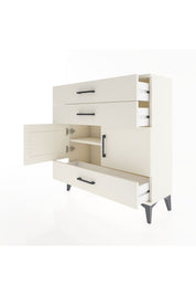 Arges Şifonyer 2 Raflı 3 Çekmeceli 2 Kapaklı 88x30x96 Aytaşı-Aytaşı