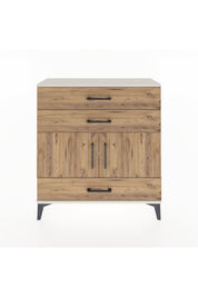 Arges Şifonyer 2 Raflı 3 Çekmeceli 2 Kapaklı 88x30x96 Aytaşı-Çam