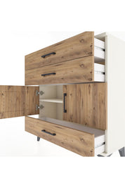 Arges Şifonyer 2 Raflı 3 Çekmeceli 2 Kapaklı 88x30x96 Aytaşı-Çam