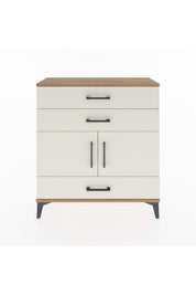 Arges Şifonyer 2 Raflı 3 Çekmeceli 2 Kapaklı 88x30x96 Çam-Aytaşı