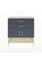 Arges Şifonyer 2 Raflı 2 Çekmeceli 2 Kapaklı 88x30x96 Aytaşı-Antrasit