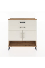 Arges Şifonyer 2 Raflı 2 Çekmeceli 2 Kapaklı 88x30x96 Çam-Aytaşı