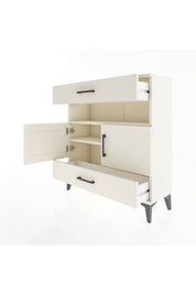 Arges Şifonyer 3 Raflı 2 Çekmeceli 2 Kapaklı 88x30x96 Aytaşı-Aytaşı