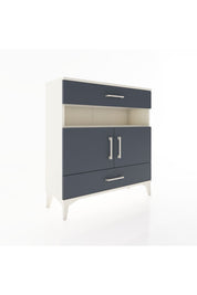 Arges Şifonyer 3 Raflı 2 Çekmeceli 2 Kapaklı 88x30x96 Aytaşı-Antrasit