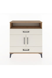 Arges Şifonyer 3 Raflı 2 Çekmeceli 2 Kapaklı 88x30x96 Çam-Aytaşı