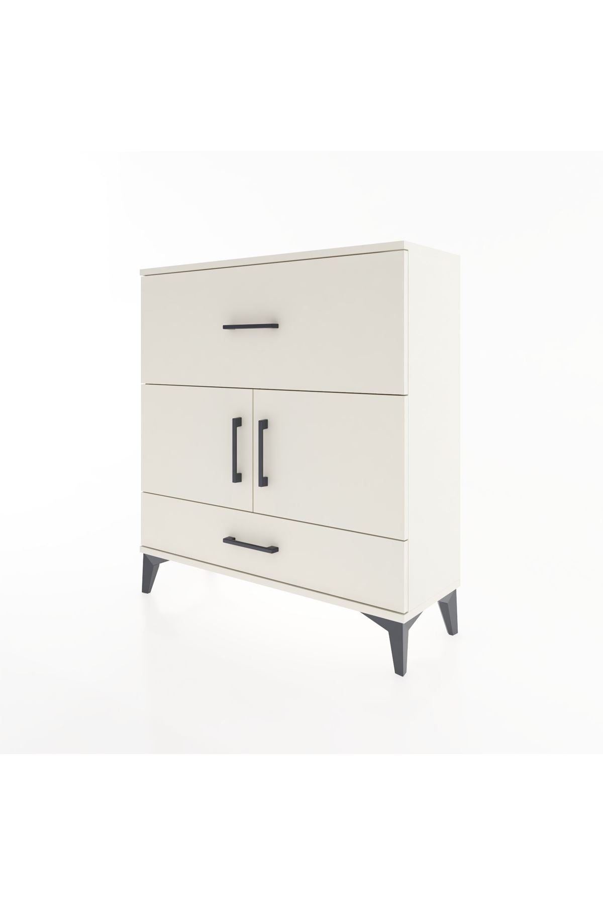 Arges Şifonyer 2 Raflı 2 Çekmeceli 2 Kapaklı 88x30x96 Aytaşı-Aytaşı