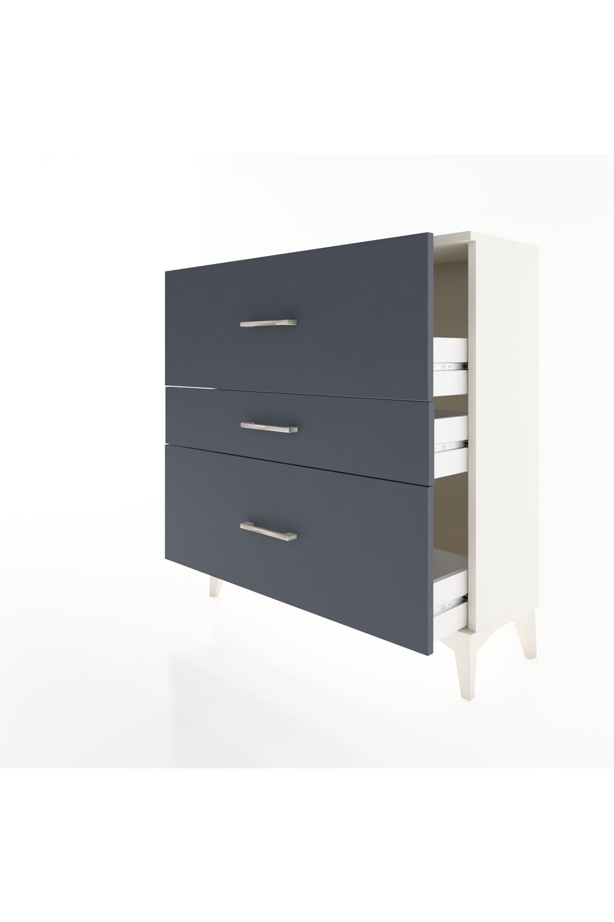 Arges Şifonyer 3 Çekmeceli 88x30x96 Aytaşı-Antrasit