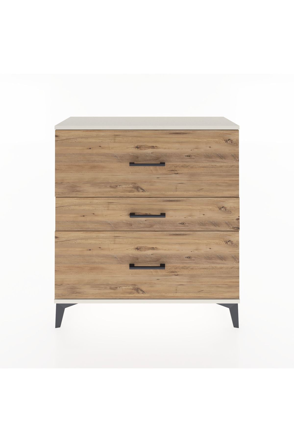 Arges Şifonyer 3 Çekmeceli 88x30x96 Aytaşı-Çam