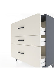 Arges Şifonyer 3 Çekmeceli 88x30x96 Antrasit-Aytaşı