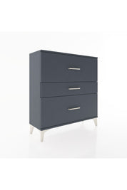 Arges Şifonyer 3 Çekmeceli 88x30x96 Antrasit-Antrasit