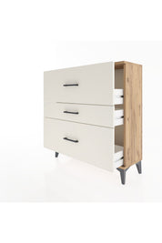 Arges Şifonyer 3 Çekmeceli 88x30x96 Çam-Aytaşı