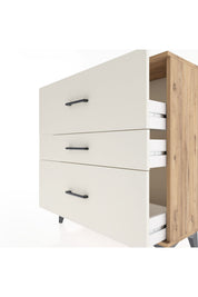 Arges Şifonyer 3 Çekmeceli 88x30x96 Çam-Aytaşı
