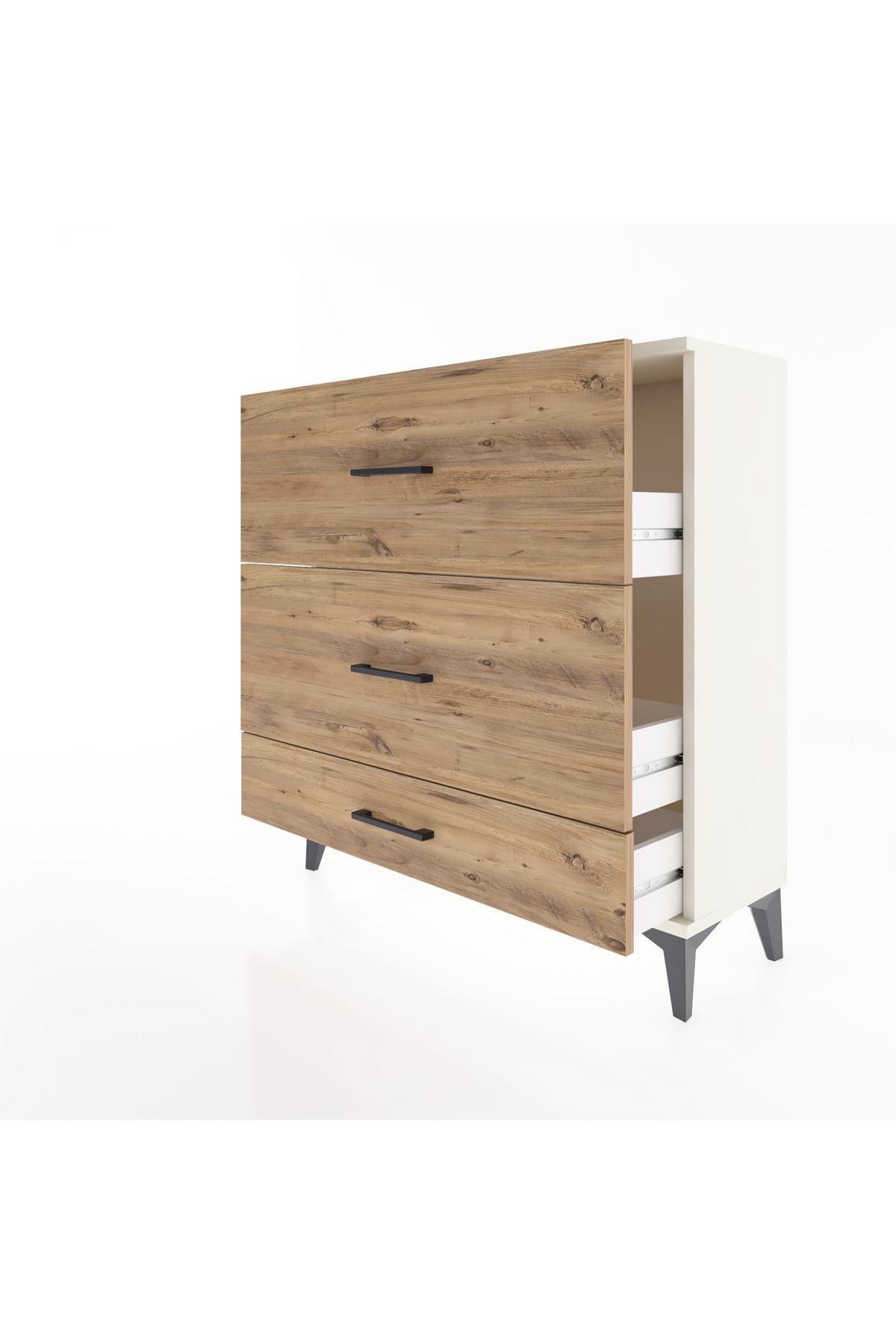 Arges Şifonyer 3 Çekmeceli 88x30x96 Aytaşı-Çam